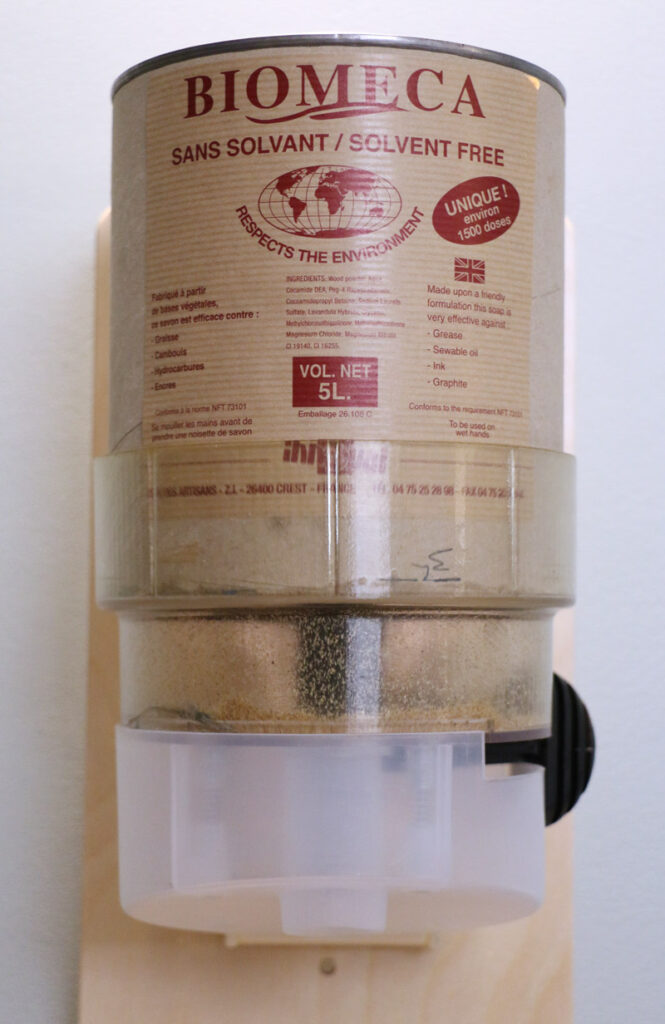 distributeur de savon main poudre végétale DISTRIBOX